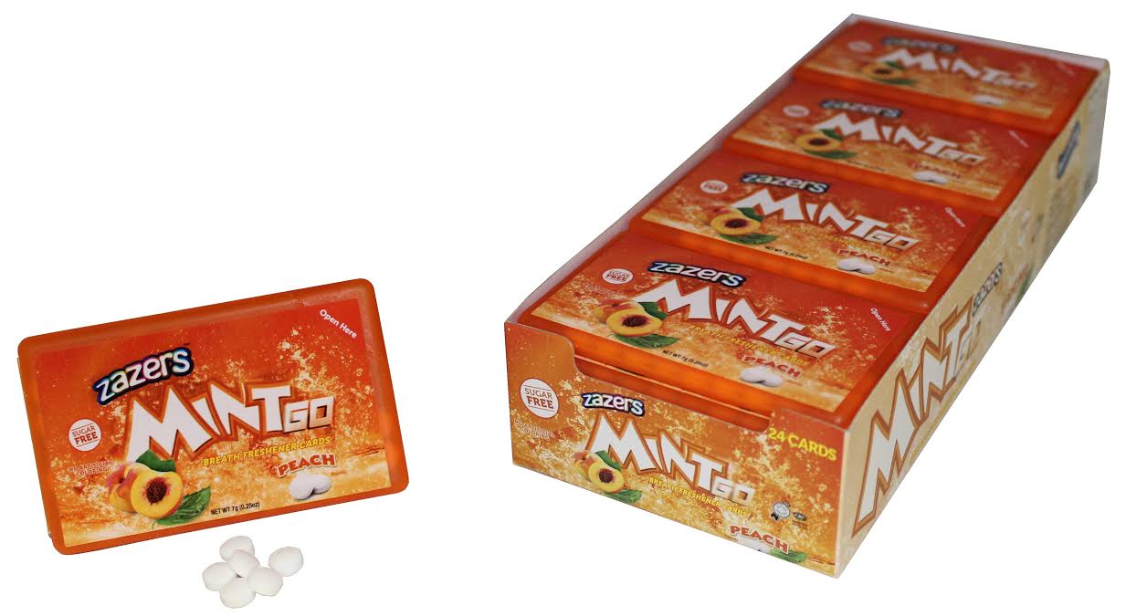 MintGo Sugar Free Breath Freshner – Peach