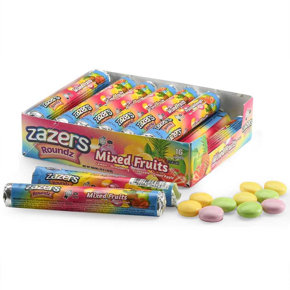 Zazers Roundz Rolls – Mixed Fruits