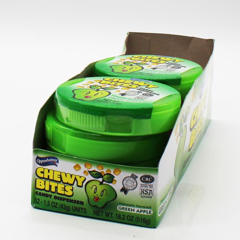 Chewy Bites Candy Dispenser – Green Apple