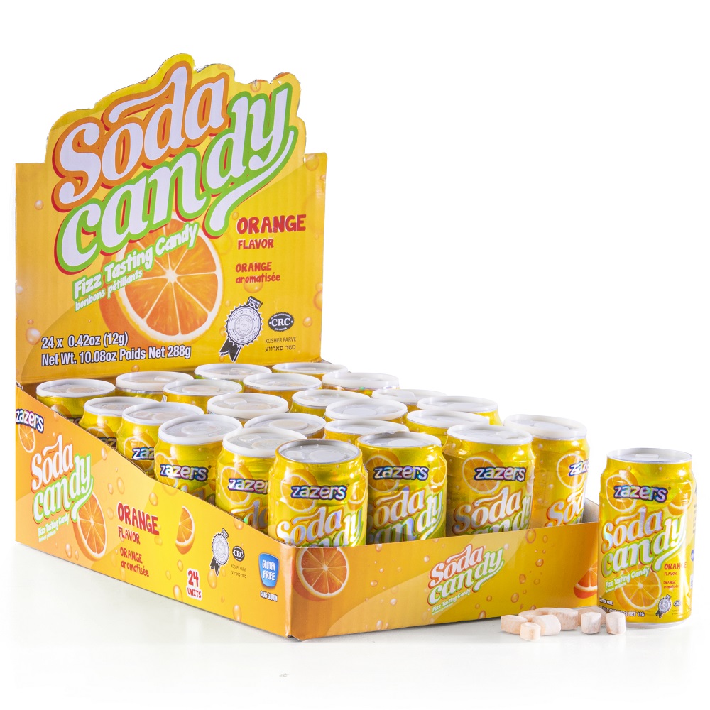 Soda Candy Cans – Orange