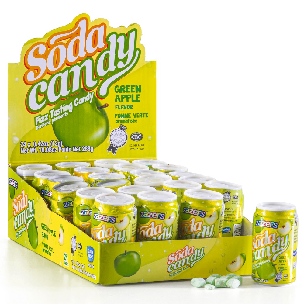 Soda Candy Cans – Green Apple