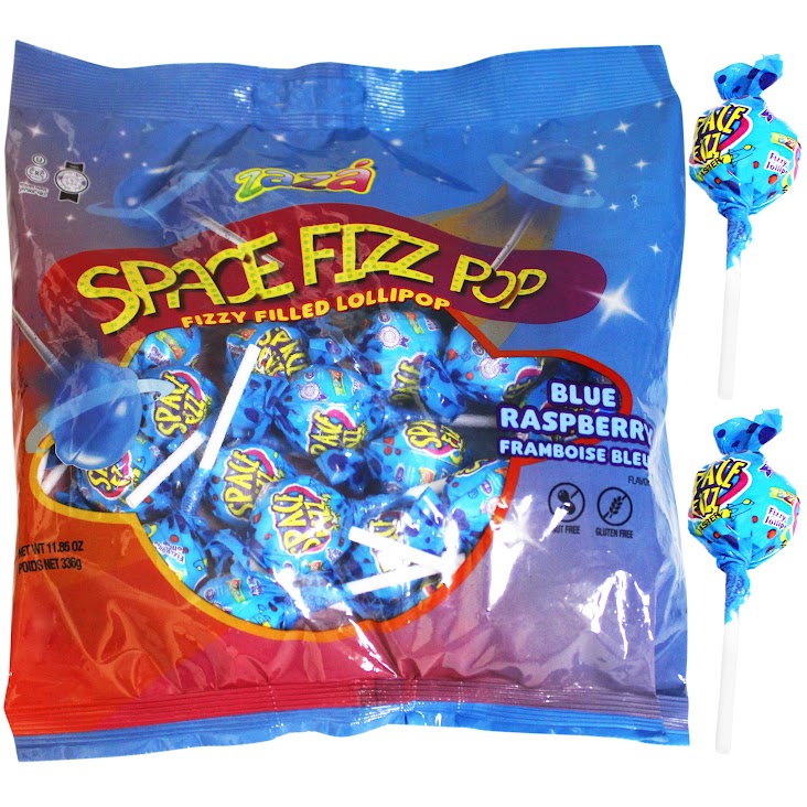 Space Fizz Lollipop Blue Oppenheimer