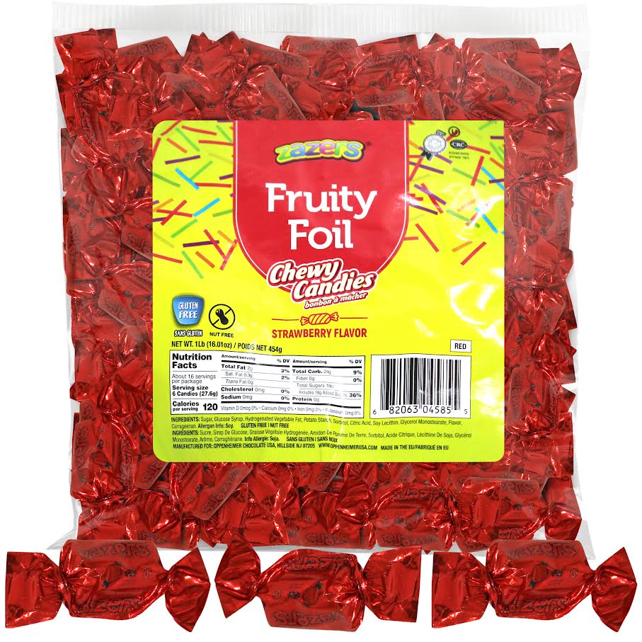 Zazers Foil “Red” Strawberry Flavor