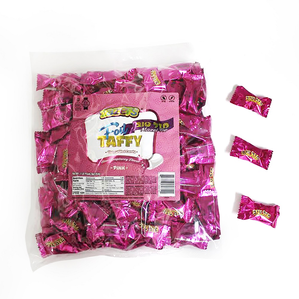 Zazers Mazel Tov Foil Taffy (Pink)