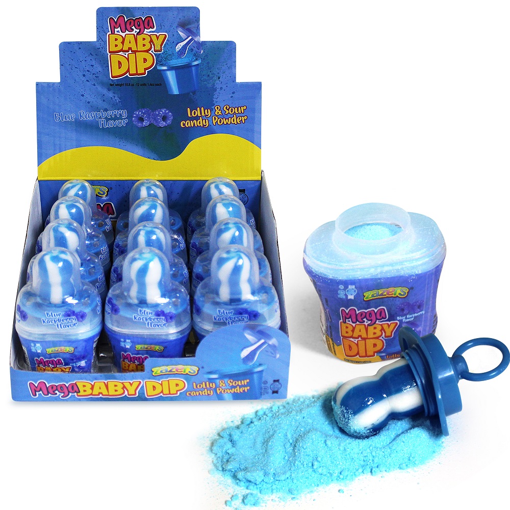 Zazers Mega Baby Dip Blue Raspberry Oppenheimer