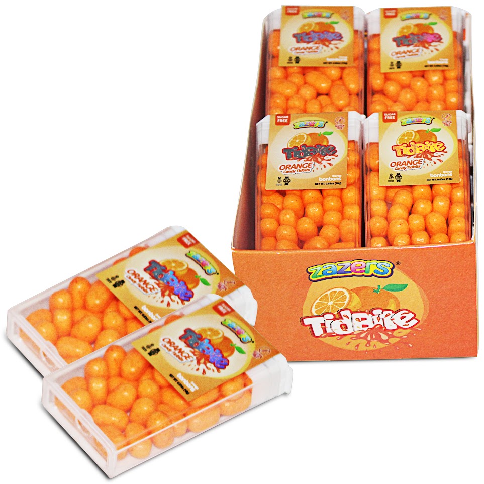 Zazers TidBite Sugar Free Orange Flv
