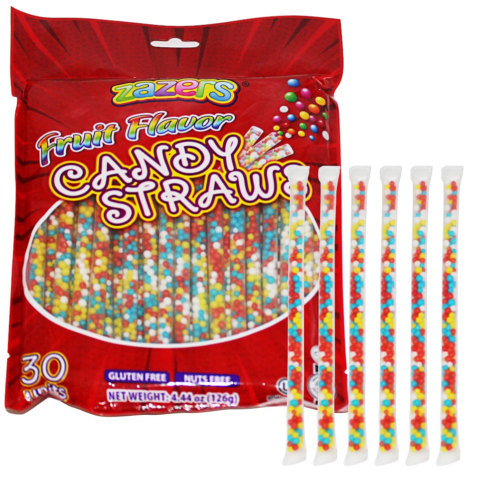Zazers Candy Straws (30pack) Fruit Flv Oppenheimer