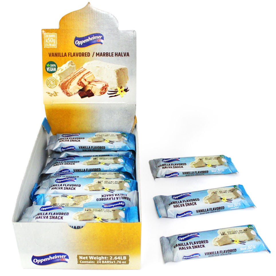 Oppenheimer Halva Bar Vanilla Flav