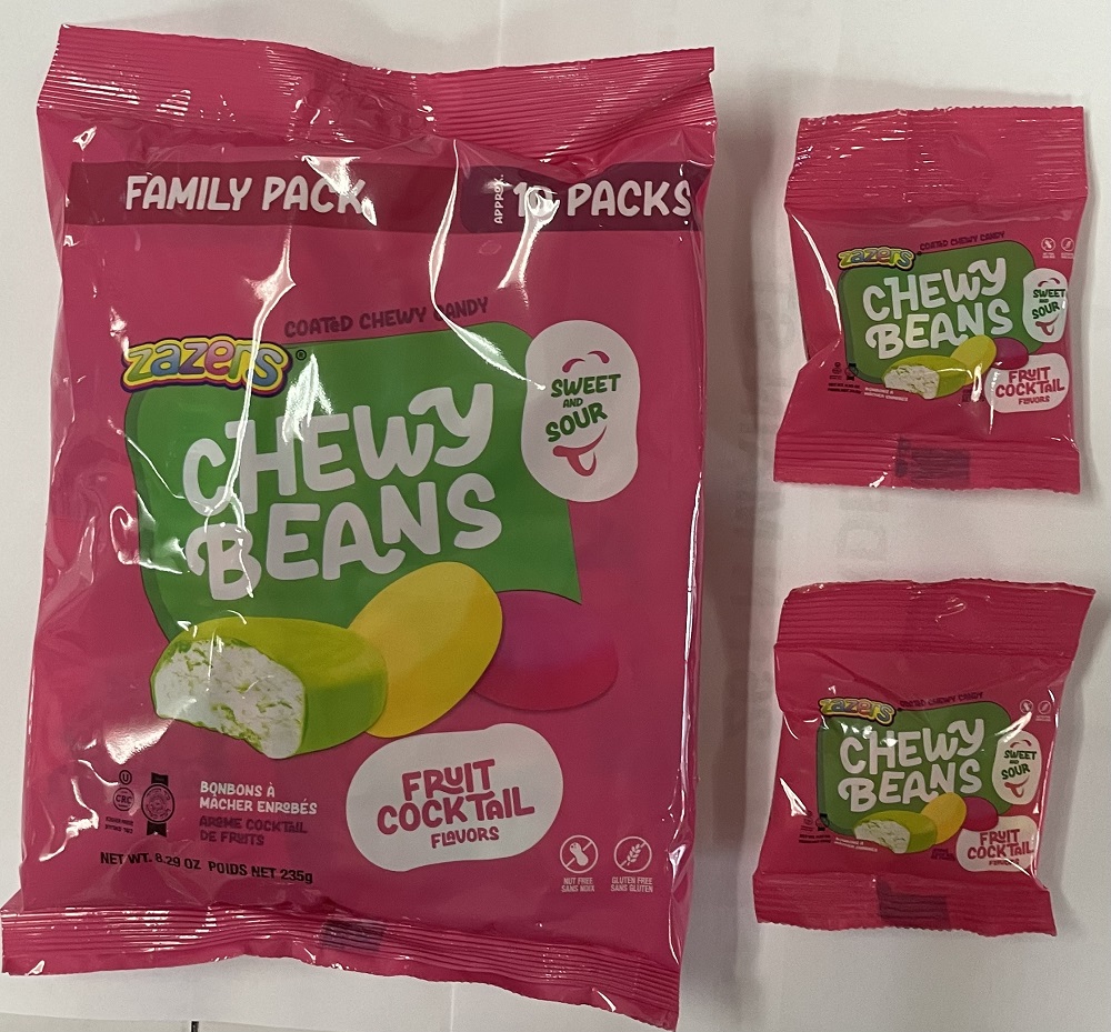 Chewy Beans  Fruit Cocktail Flavors (10 Pack)