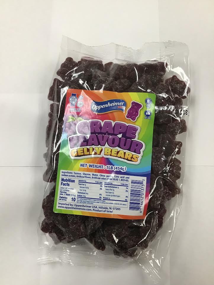 Gelly Bears Grape Flv