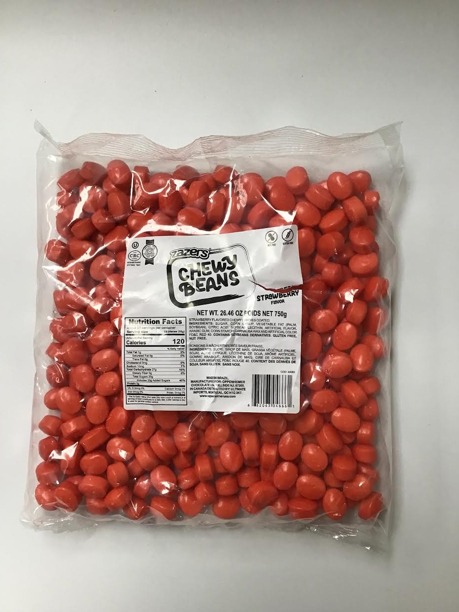 Chewy Beans Strawberry Flv Bulk