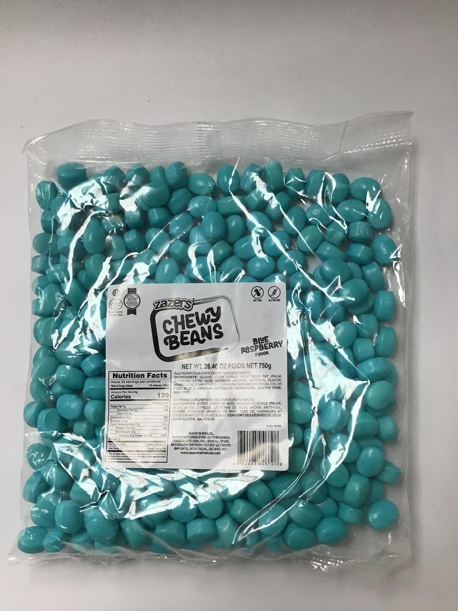 Chewy Beans Blue Raspberry Flv Bulk
