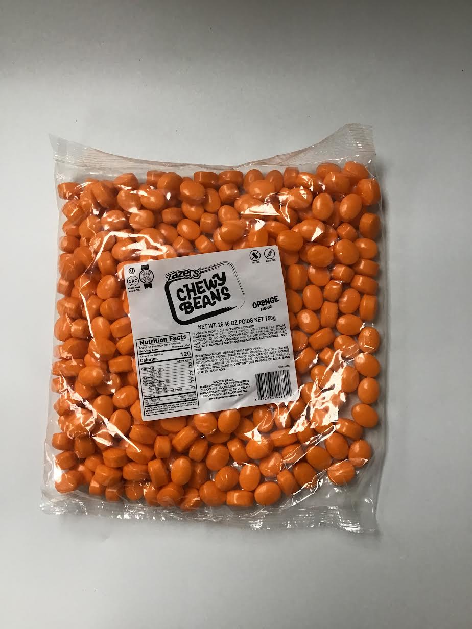 Chewy Beans Orange Flv Bulk