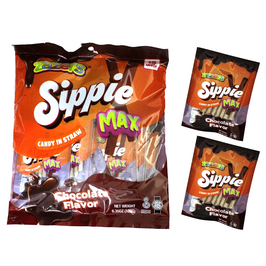Zazers Sippie “MAX” Candy Powder Chocolate Flv