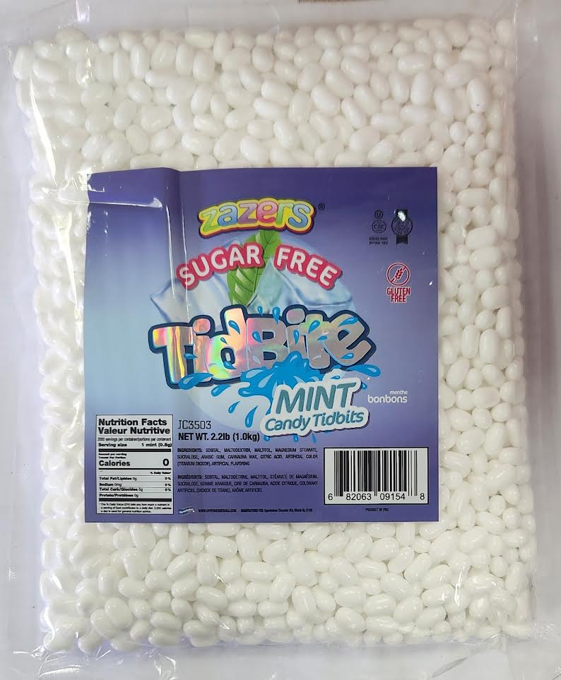Zazers TidBite Sugar Free Peppermint (Bulk)