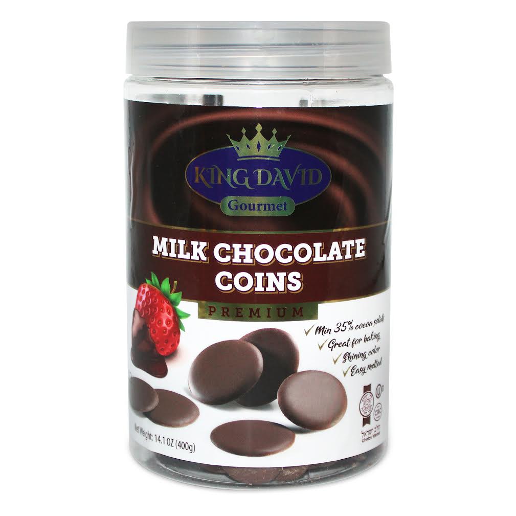 “King David” Milk Chocolate Coins(DAIRY)