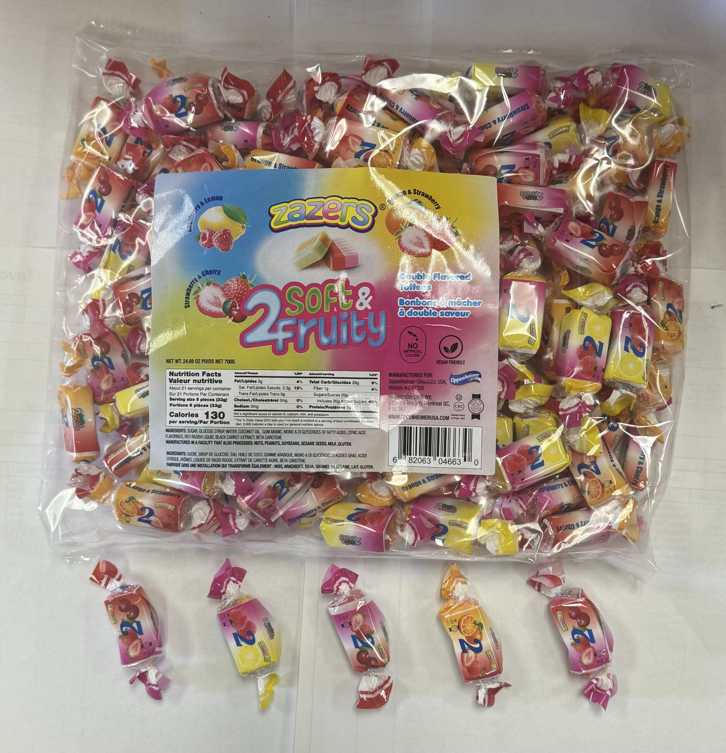 2-Fruity Double Taffy  (Bulk)