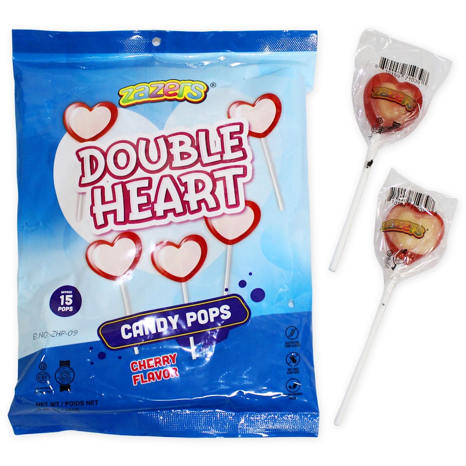 Double Heart Lollipop (15pops)