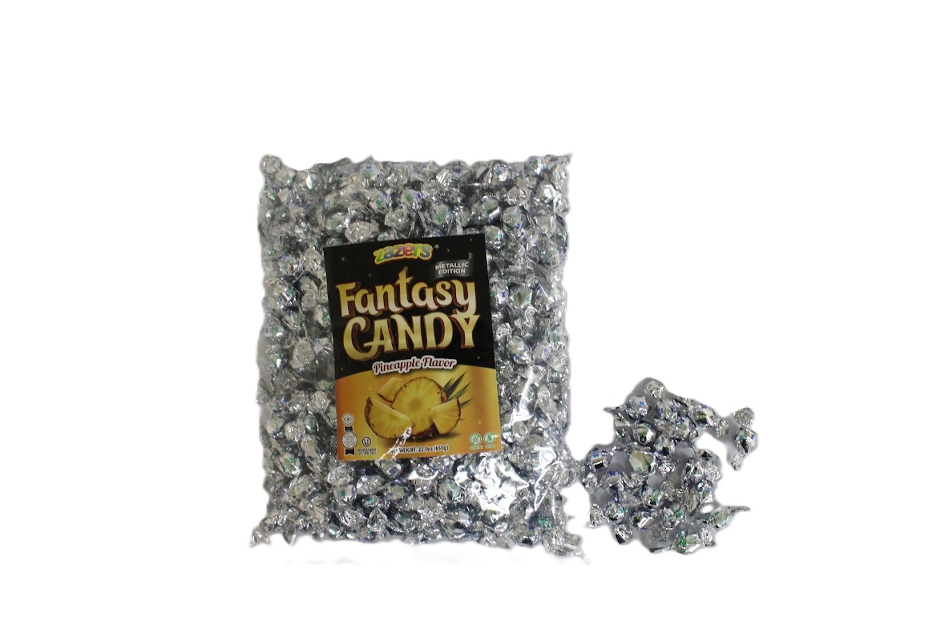 Metallic Fantasy Candy (Silver) Pineapple 650gr