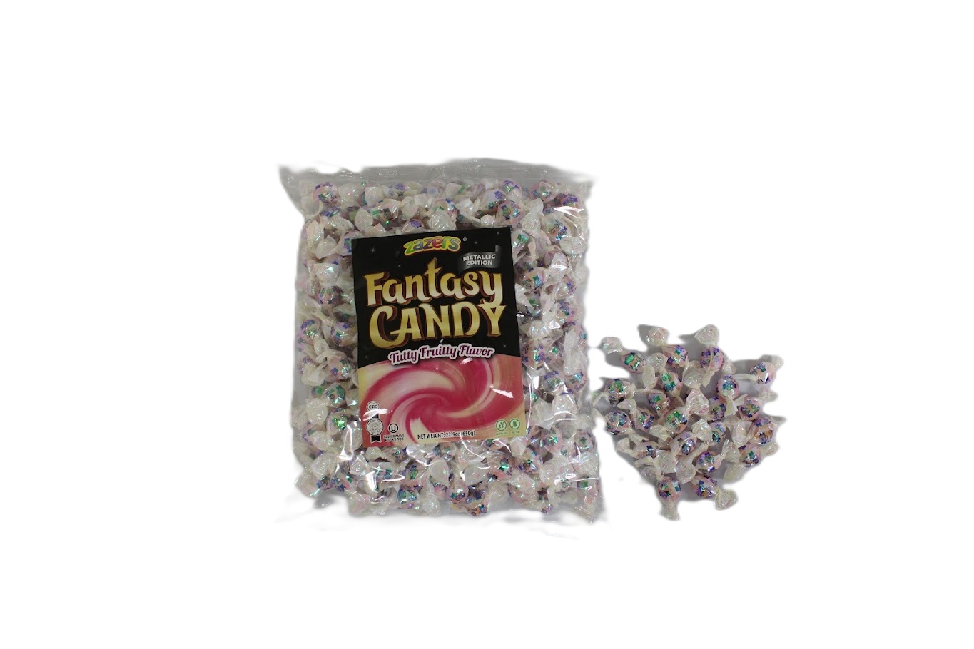 Metallic Fantasy Candy (White)Tutty Fruitty 650gr