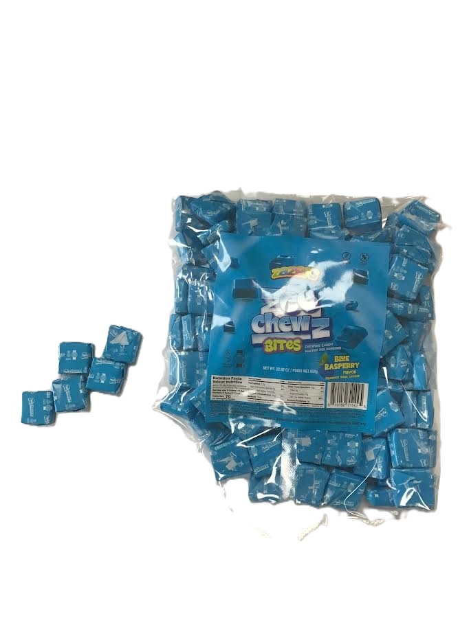 Zee Chewz Bites Blue Rasperry Flf (650gr)