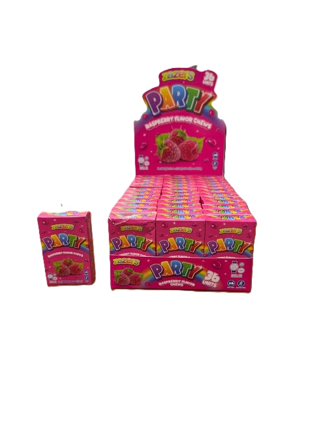 Partyy Red Raspberry Flavor In Box