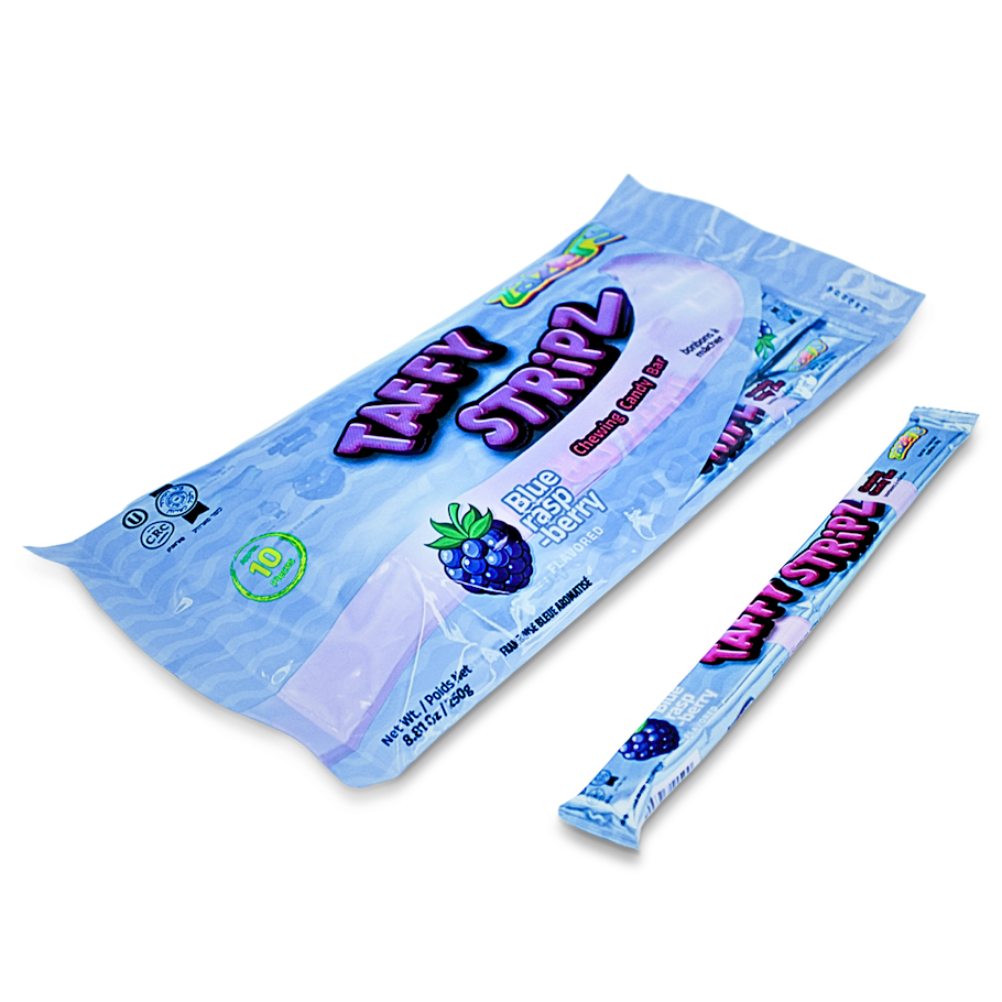 Taffy Stripz Blue Raspberry (10pcs)