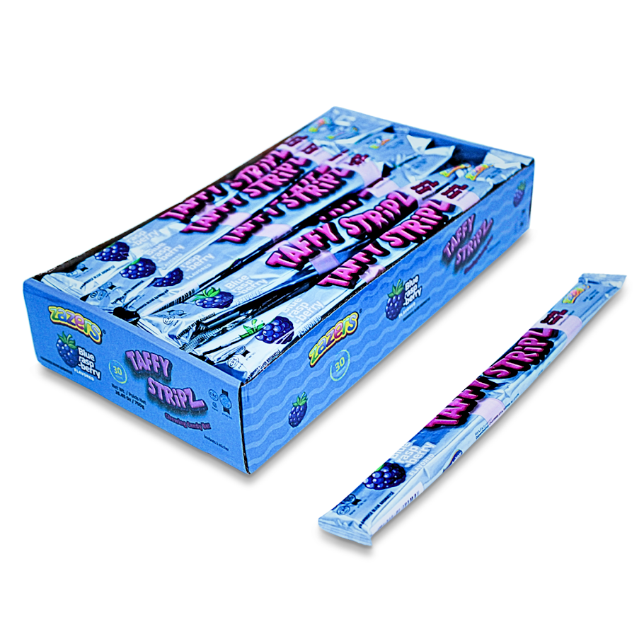 Taffy Stripz Blue Raspberry (30pcs)