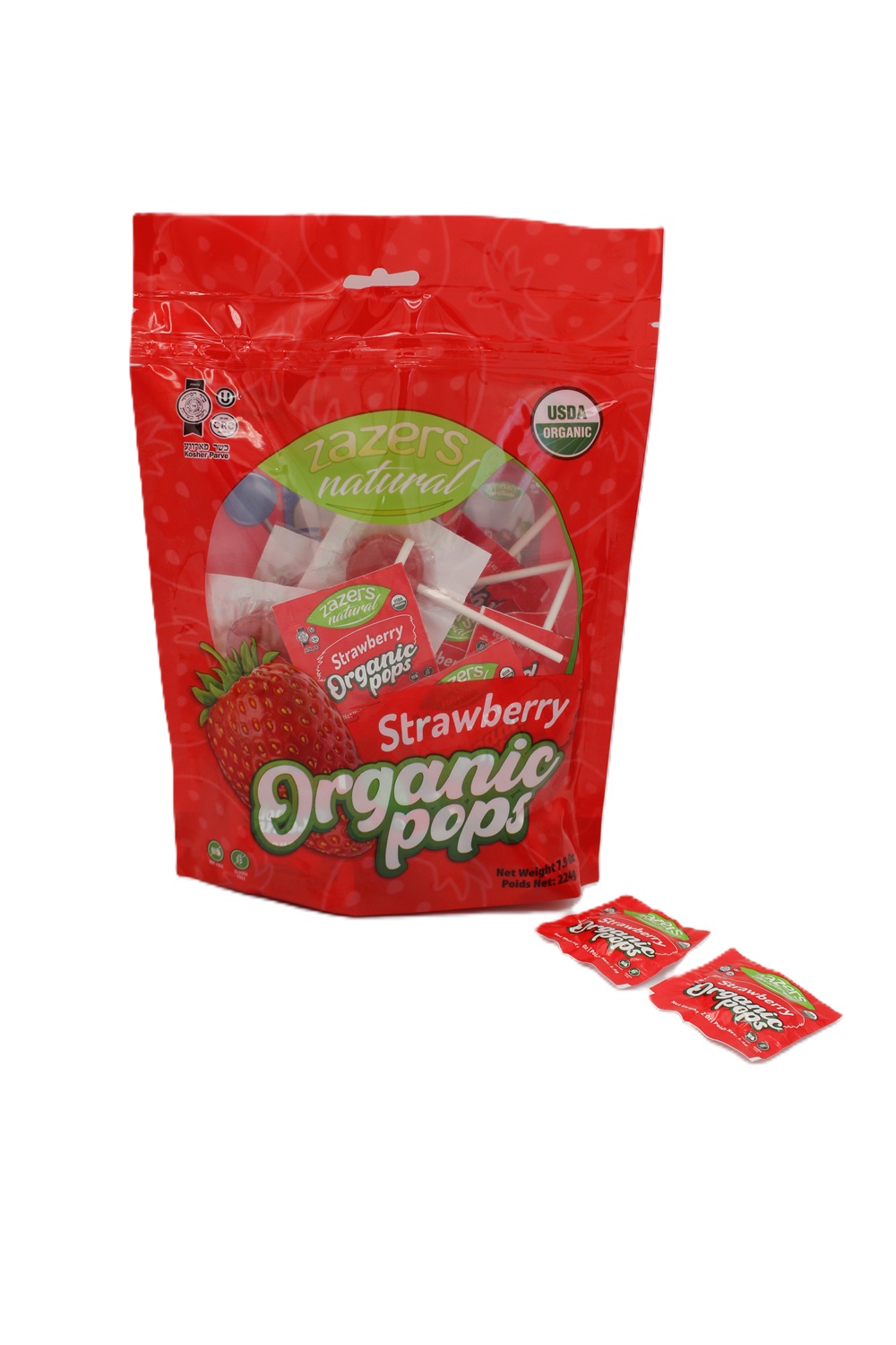 Organic Lollipop Strawberry Flv