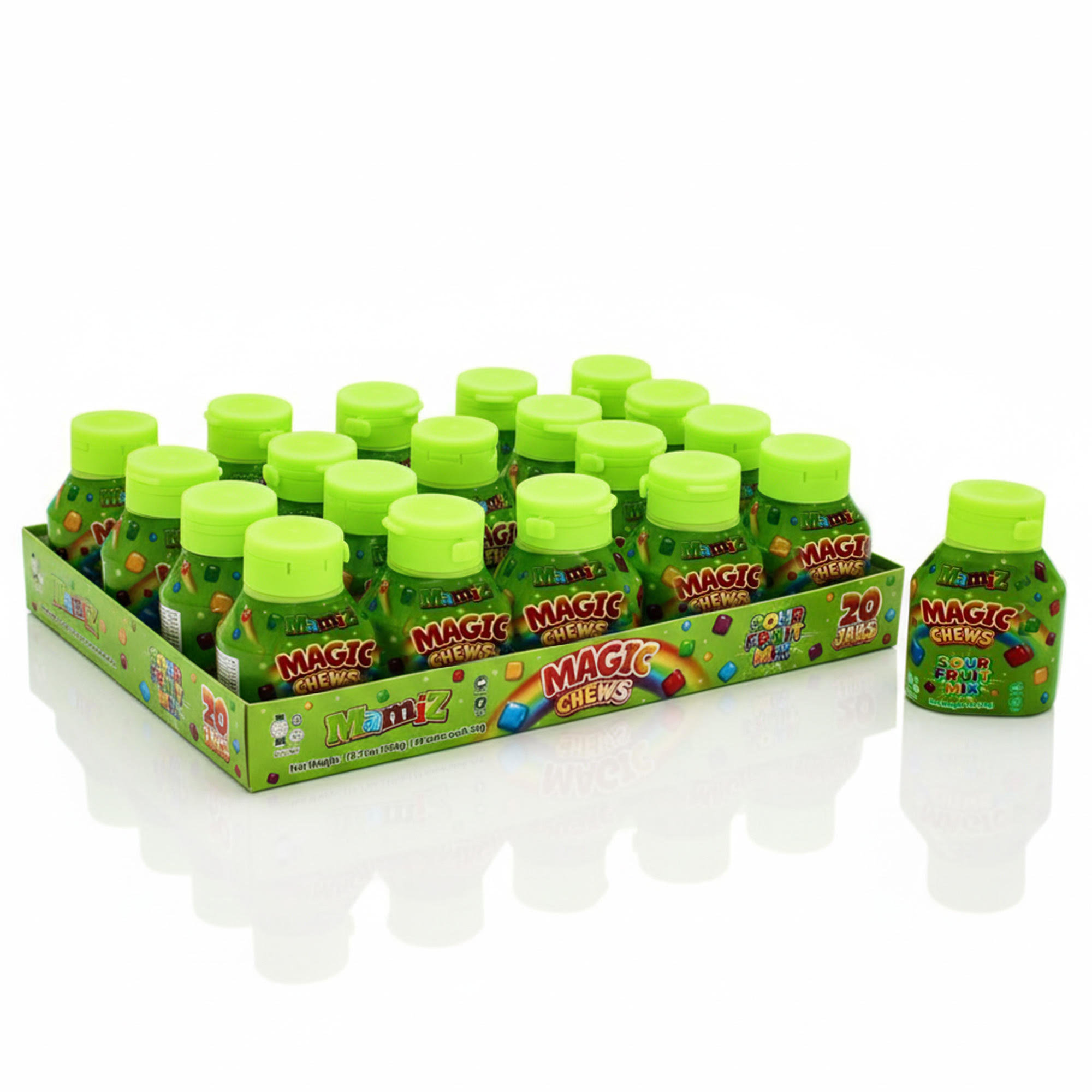 Magic Chews Fruit Mix Sour “JAR”