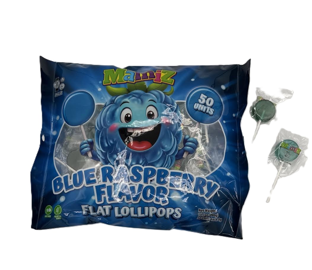 Flat Lollipop B Raspberry Flv