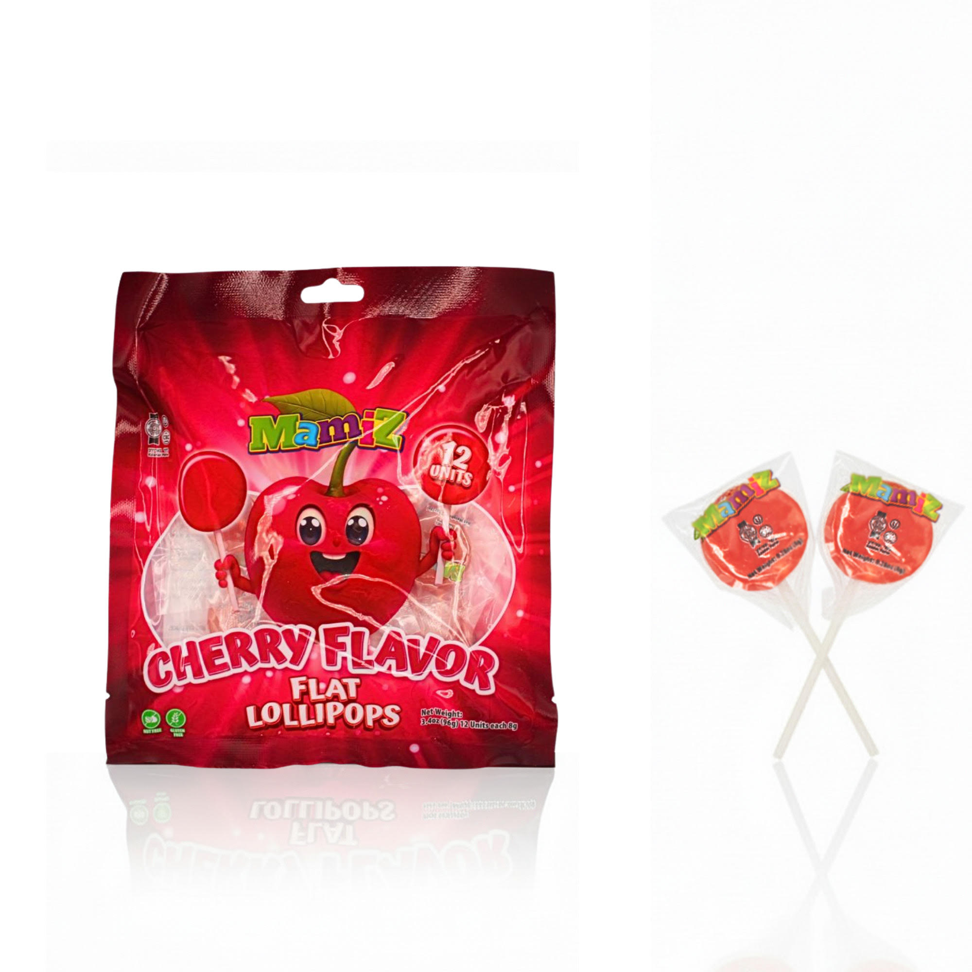 Flat Lollipop Cherry Flv