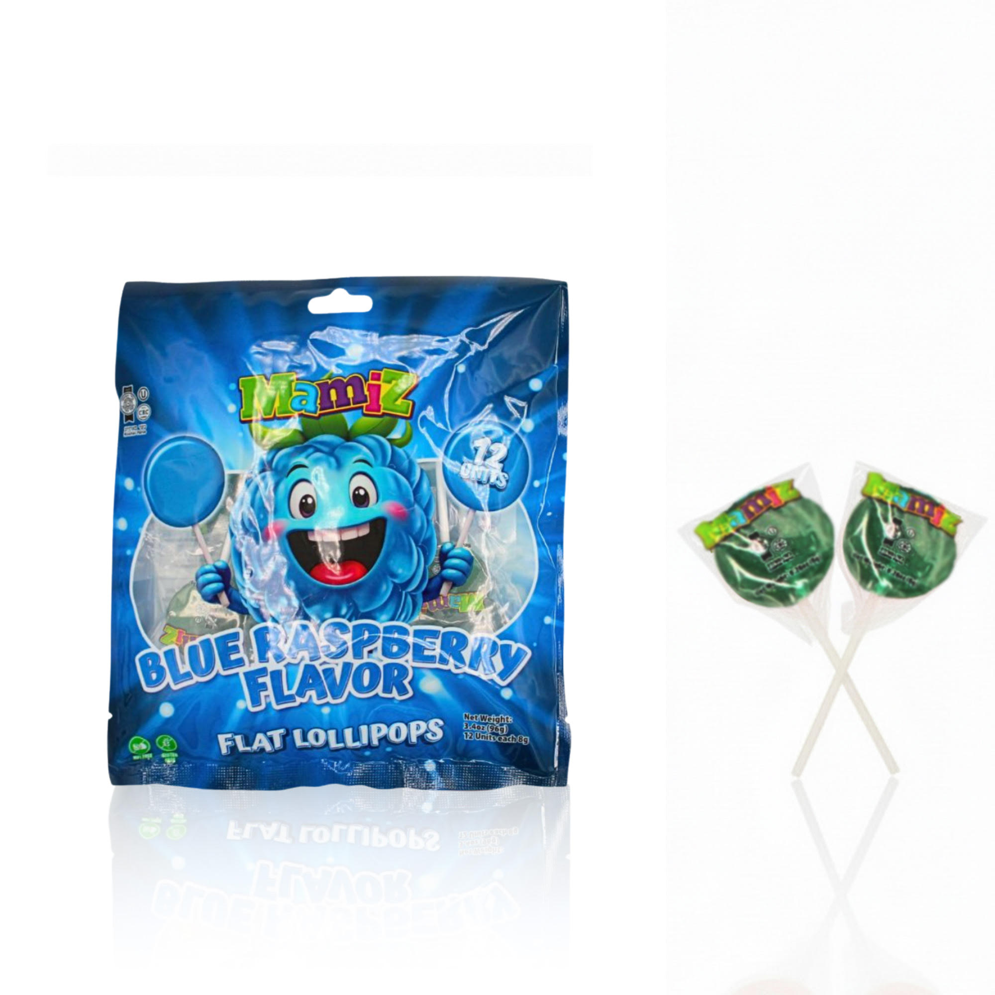 Flat Lollipop B Raspberry