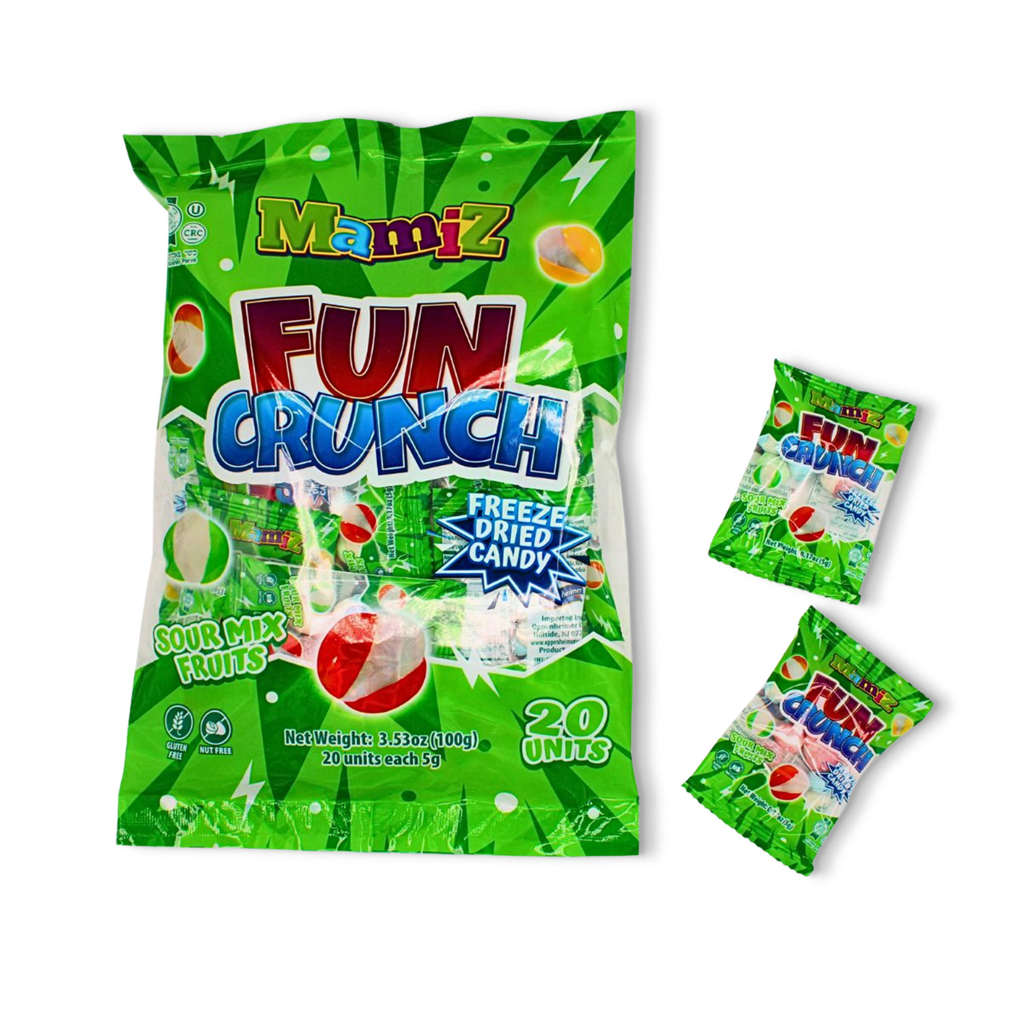 Fun Crunch “Sour” Mix Fruits (20ct)
