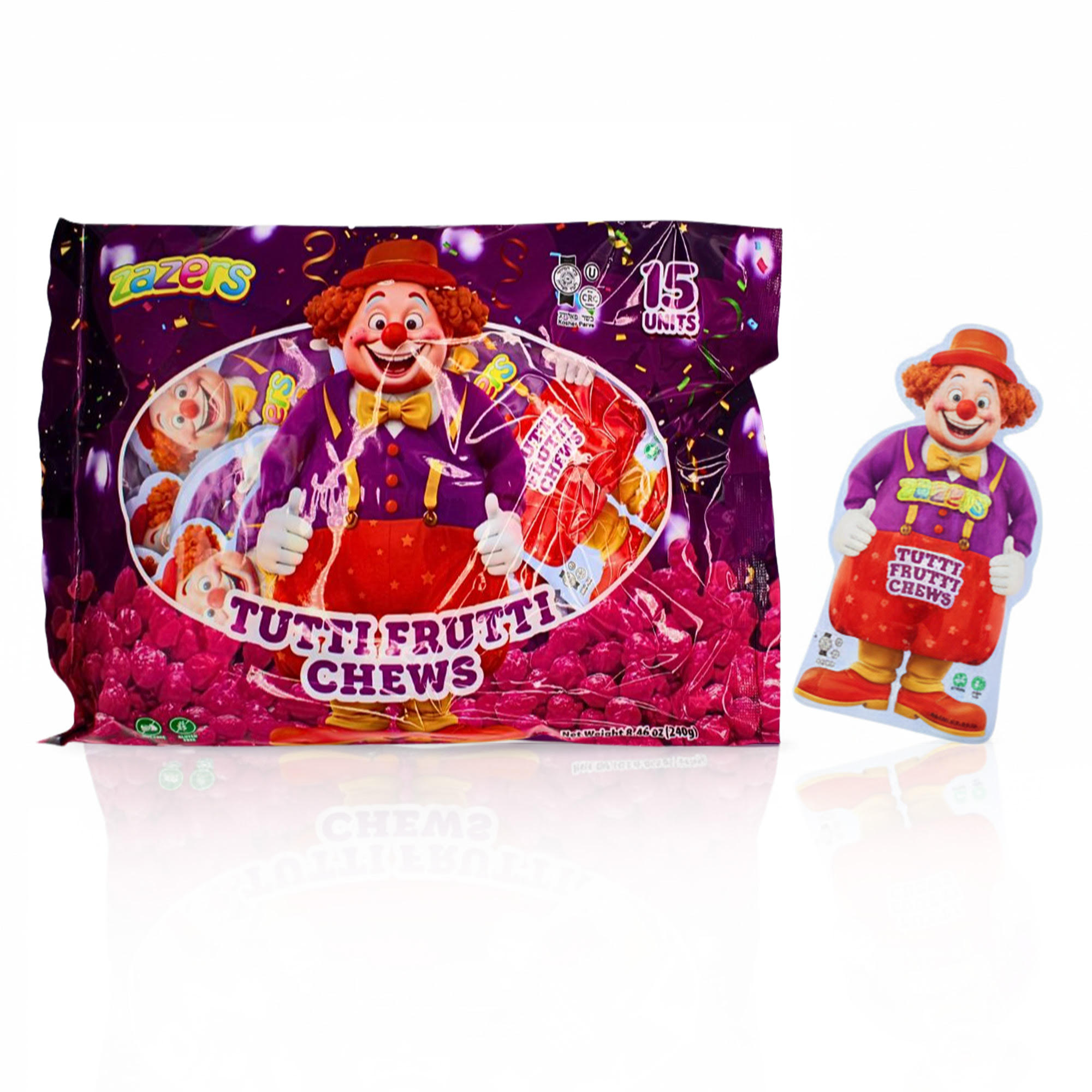 Clown Shape Tutti Frutti Flv