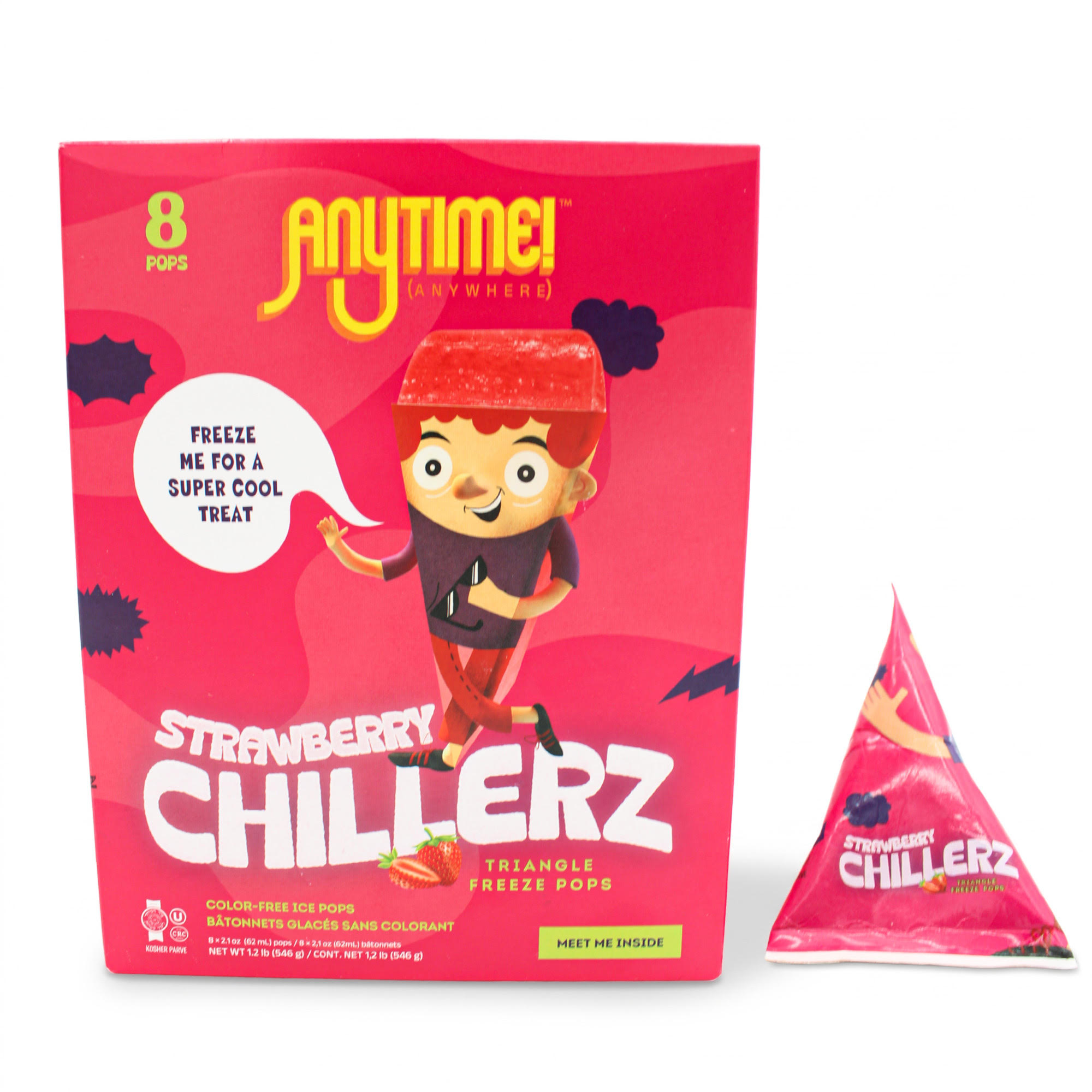 Anytime Chillerz Freeze Pops Strawberry Flv - Oppenheimer