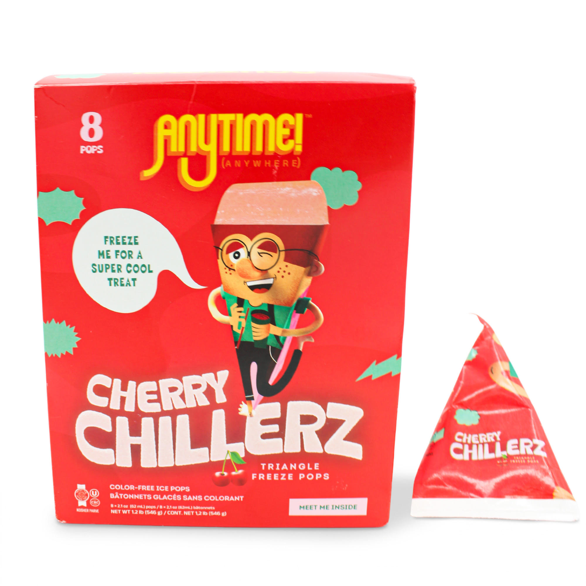 Anytime Chillerz Freeze Pops Cherry Flv - Oppenheimer